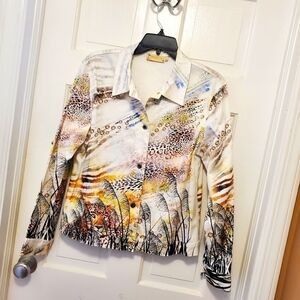 Impulse California Lightweight Jacket with Graphic Print size Medium
